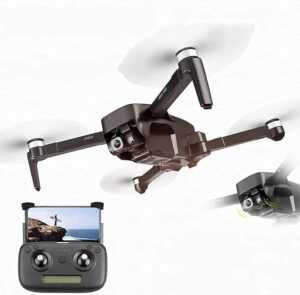 Drone Quadcopter Pieghevole 3-Axis Gimbal con fotocamera 4K, perfetto per riprese stabili e foto ad alta qualità.