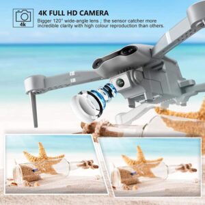 Immagine del GPS Drone con fotocamera 4K per adulti, pieghevole, con video FPV in tempo reale e valigetta inclusa.