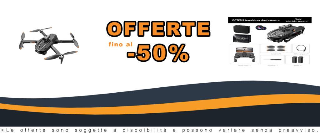 Drone professionale G WiFi FPV nero con motore brushless e design compatto, ideale per appassionati di tecnologia e video in alta qualità.