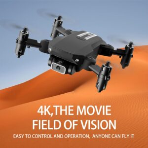 Drone con fotocamera 4K, modalità altitudine e WiFi FPV, pieghevole e compatto, ideale per video e foto di alta qualità.