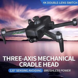 Drone GPS pieghevole con fotocamera 4K UHD per catturare immagini straordinarie  