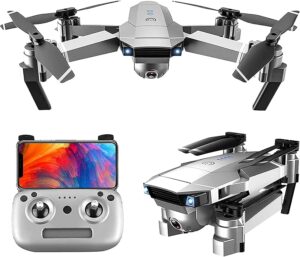 Drone Pieghevole HD Professionale 4K con fotocamera 4K, giunto cardanico a due assi, e trasmissione 5G per riprese stabili e di alta qualità