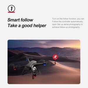 GPS Drone 4K Videocamera con motore brushless e fotocamera HD  