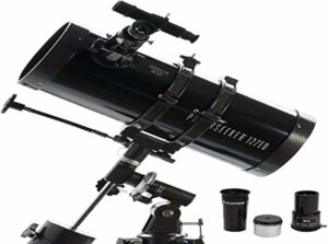 Celestron Powerseeker 127EQ MD, telescopio nero con montatura equatoriale