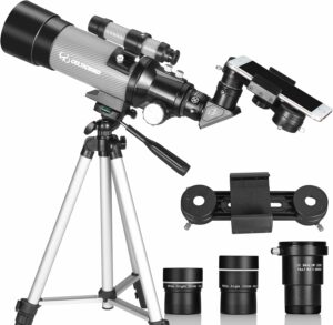 Telescopio rifrattore Celticbird 70 mm perfetto per principianti con offerte speciali