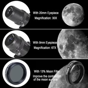 Telescopio ad alta potenza per osservazioni astronomiche  