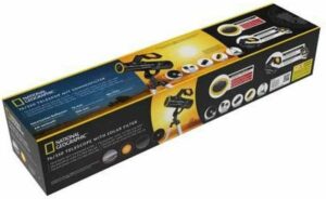 Immagine del Telescopio National Geographic 9012000 montato con supporto smartphone