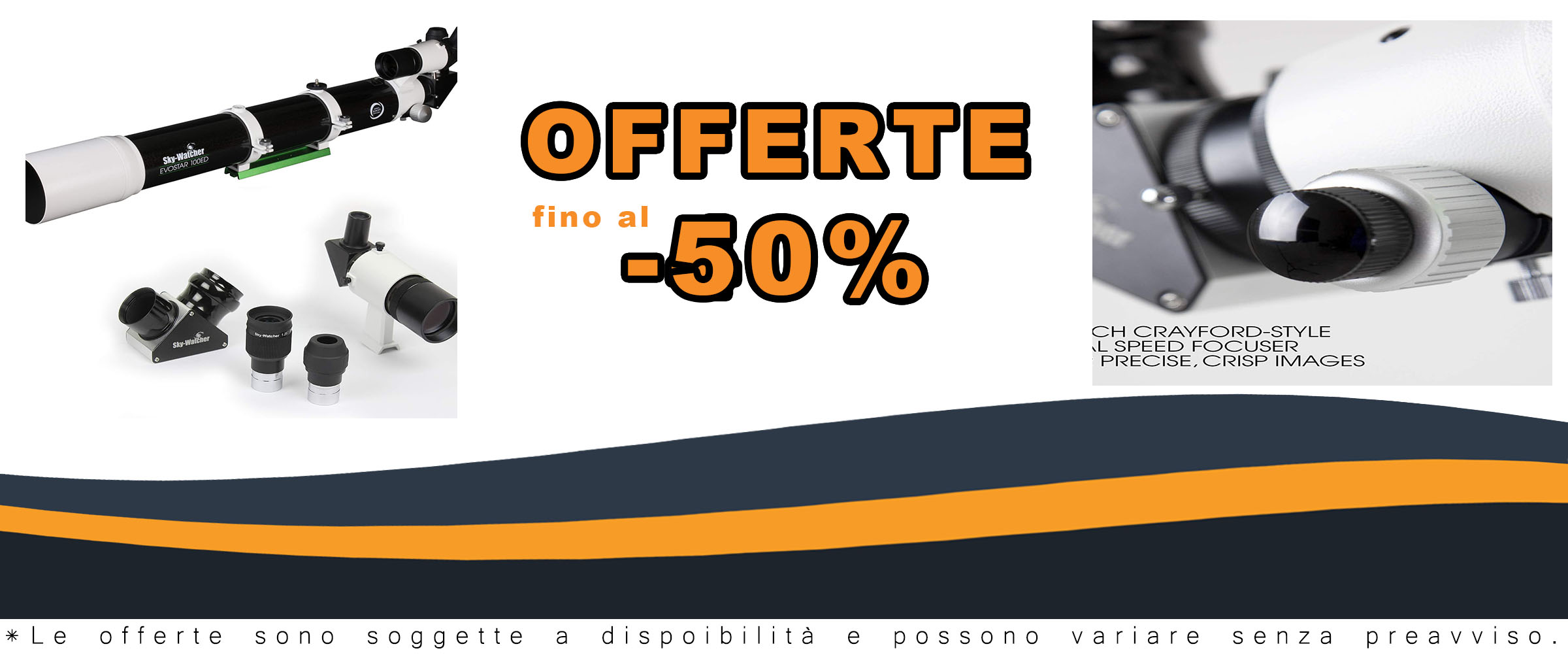Sky Watcher EvoStar 100 APO montato per osservazioni astronomiche