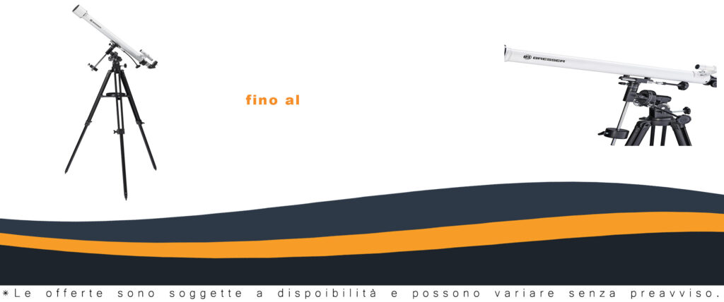 Telescopio Bresser Classic 60/900 EQ Sky con montatura equatoriale e accessori