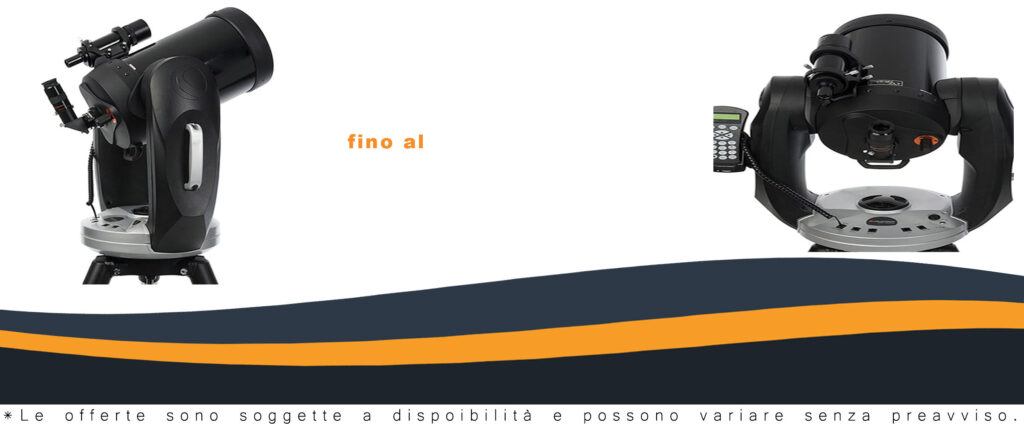 Telescopio professionale con visuale su spazio profondo