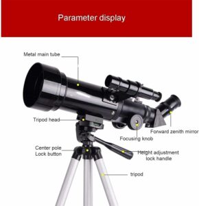 Telescopio Ultra HD 70mm con treppiede e borsa di trasporto