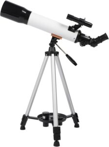 Telescopio Astronomico Rifrattore 70500 con treppiede e lente di Barlow 3X