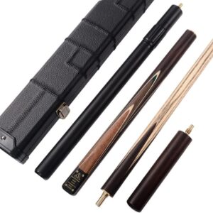 CUESOUL Classic Snooker Cue con cassa nera e estensione in alluminio