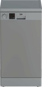 Lavastoviglie Beko DVS05024S Slim, design compatto ed elegante in argento  
