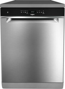 Whirlpool Lavastoviglie WFO 3T141 X in acciaio inox con grande capienza e design elegante