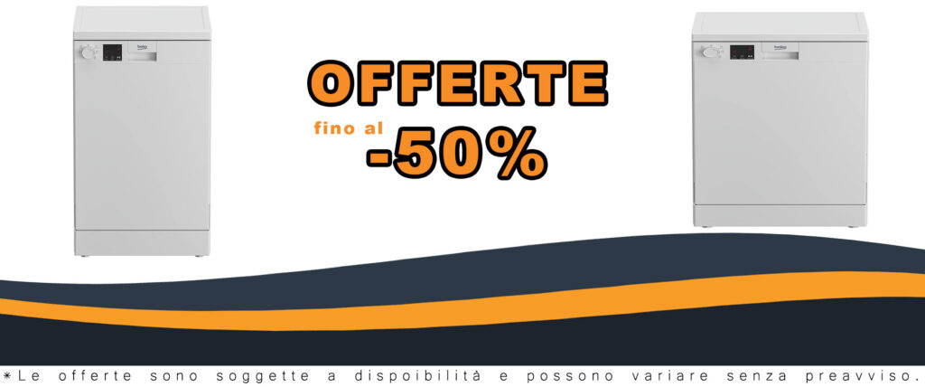 Lavastoviglie Beko DVS05024W slim, a 10 coperti, installazione libera, display digitale, silenziosa e compatta