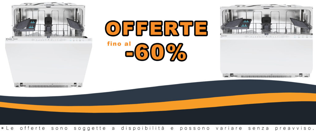 Candy Rapidò CI 3E7L0W, lavastoviglie integrabile, 13 servizi, Wi-Fi, silenziosa 43 dB, colore bianco