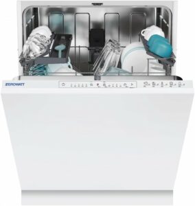 Lavastoviglie ZEROWATT ZWI3E53E0W 13 coperti, classe energetica E, modello da incasso