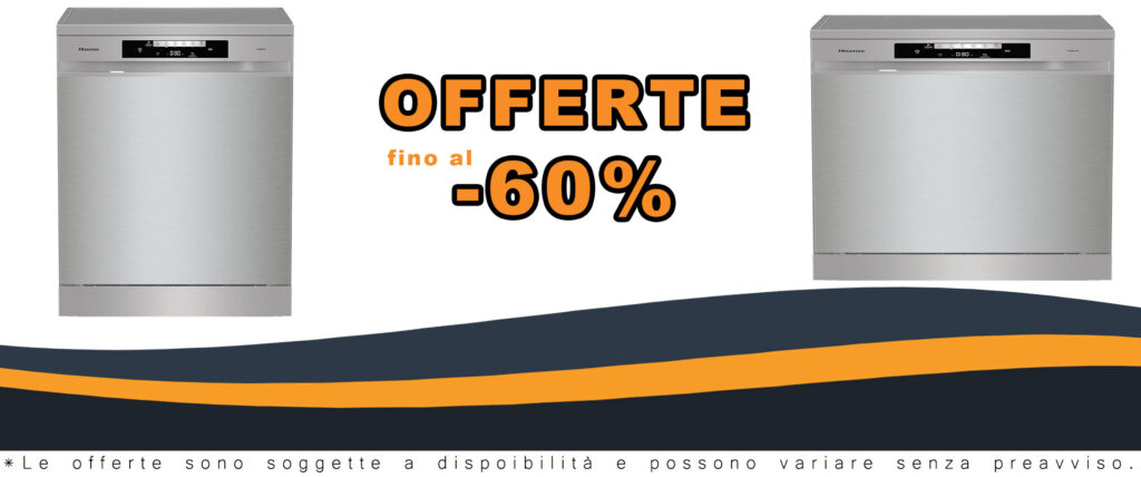 Lavastoviglie Hisense HS643D90X inox, 16 coperti, classe D, con motore asincrono e Total Dry