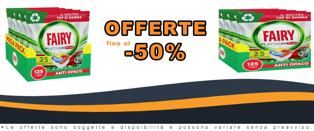 Fairy Platinum Detersivo Pastiglie Lavastoviglie con tecnologia Anti-Opaco, brillantezza e protezione contro il grasso, confezione da 125 capsule al limone.