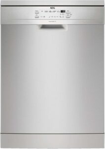 AEG FFB53610 Lavastoviglie Inox 13 Coperti, 42 Decibel, Efficienza Energetica D