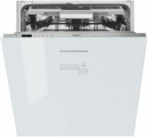 Lavastoviglie Cuisineandcie Facade completamente integrata Eco Bianco brillante, modello da 60 cm con comandi interni.
