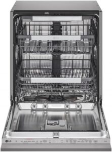 Lavastoviglie LG DB976TKS QuadWash incasso con 14 coperti, vapore, WiFi e design in acciaio inox  
