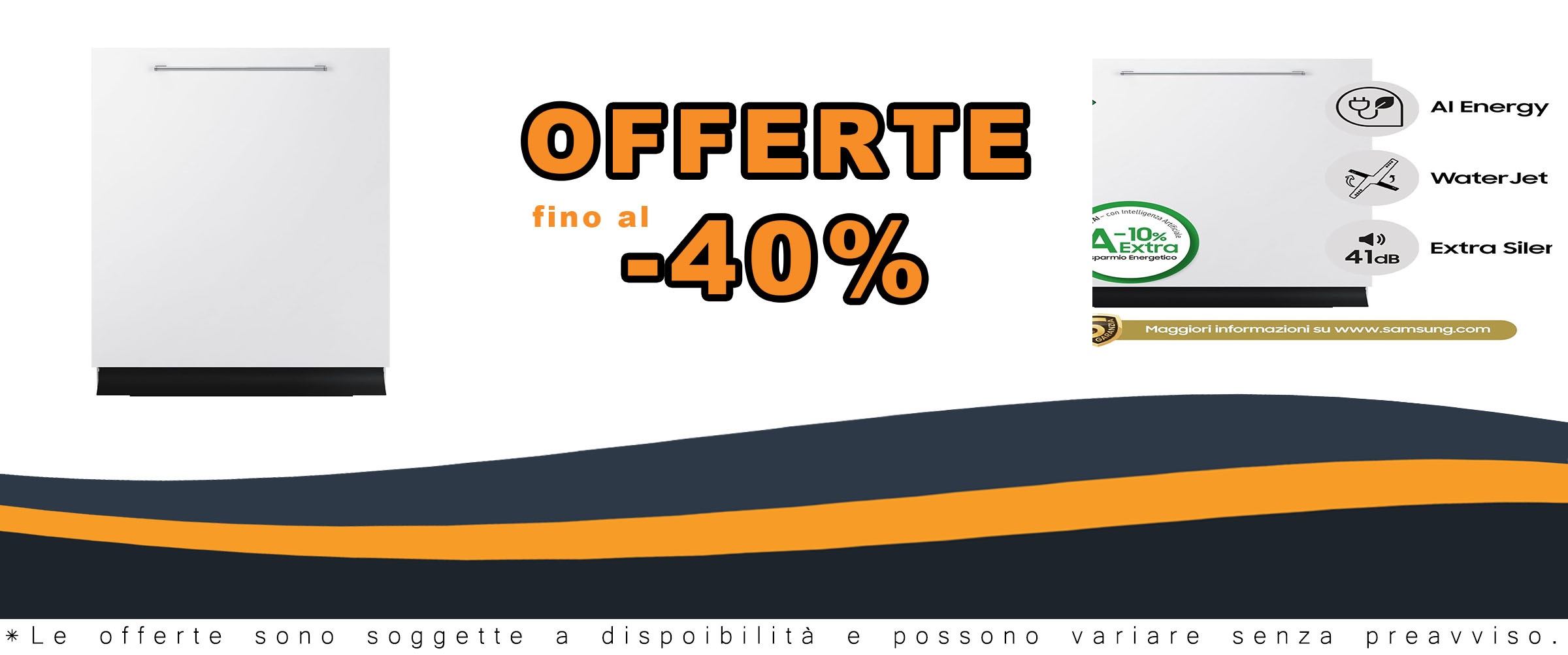 Immagine della Samsung Lavastoviglie da Incasso DW60CG880B00ET con classe energetica A, design elegante e capacità per 13 coperti