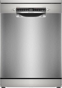 Bosch SMS4EVI08E Serie 4, lavastoviglie in acciaio inox con apertura automatica della porta e diagnostica da remoto