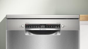 Bosch SMS4EVI08E Serie 4, lavastoviglie in acciaio inox con apertura automatica della porta e diagnostica da remoto