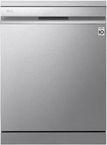 Lavastoviglie LG DF455HSS con tecnologia QuadWash e vapore TrueSteam, ideale per 14 coperti  