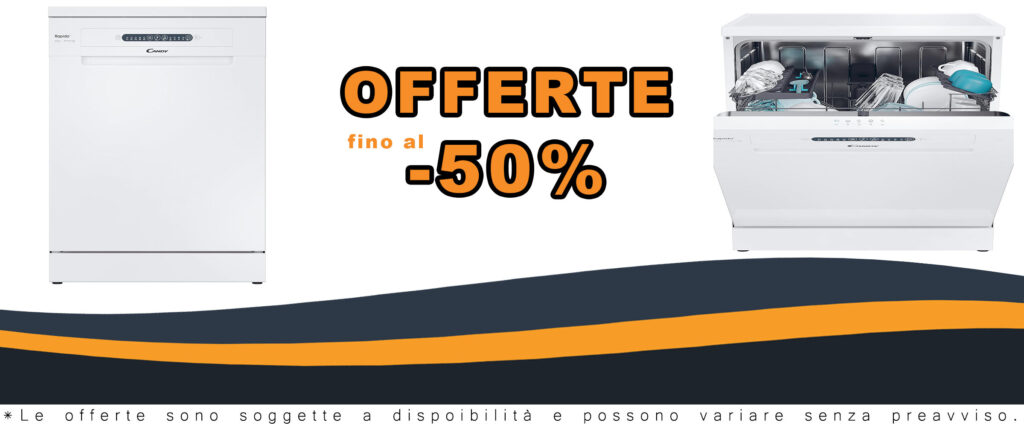 Candy Rapido' Lavastoviglie a Libera Installazione 60 cm, bianca, 14 coperti, 8 programmi, motore inverter, classe energetica E