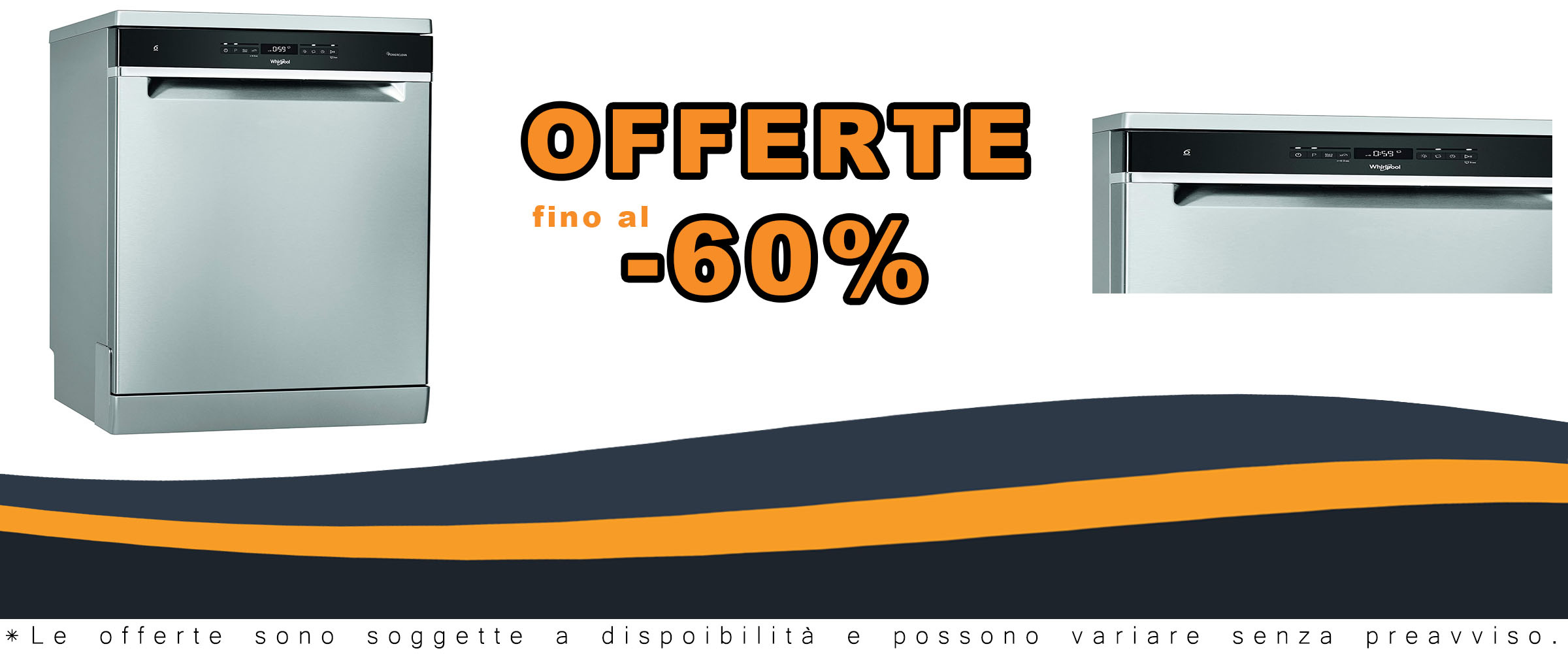 Lavastoviglie Whirlpool WFO 3O41 PL X a libera installazione con design inox, ideale per famiglie di medie dimensioni.