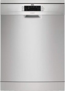 AEG FFB63700PM Lavastoviglie con design inox antimpronta, capacità di 15 coperti e tecnologia Proclean