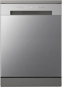 Lavastoviglie LG DF030FL libera installazione 60 cm, grigia, vista da vicino
