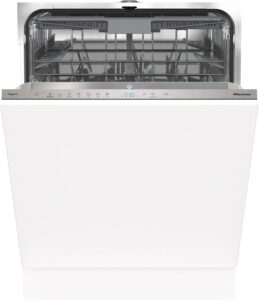 Lavastoviglie Hisense HV643D60 con 16 coperti e 44 db di rumore, integrata per una cucina moderna e silenziosa