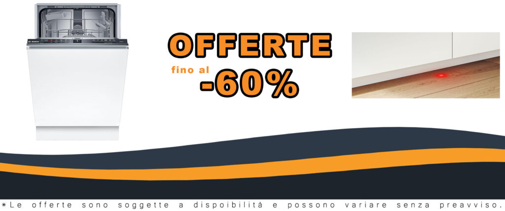 Lavastoviglie Bosch SPV2HKX42E da incasso a scomparsa totale con Home Connect e programma preferito
