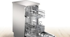 Lavastoviglie Bosch Serie 2, 45 cm, color inox, modello SPS2HKI59E  