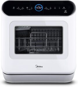 Midea ST 5.31, mini lavastoviglie compatta con WiFi, 7 programmi e 3 coperte