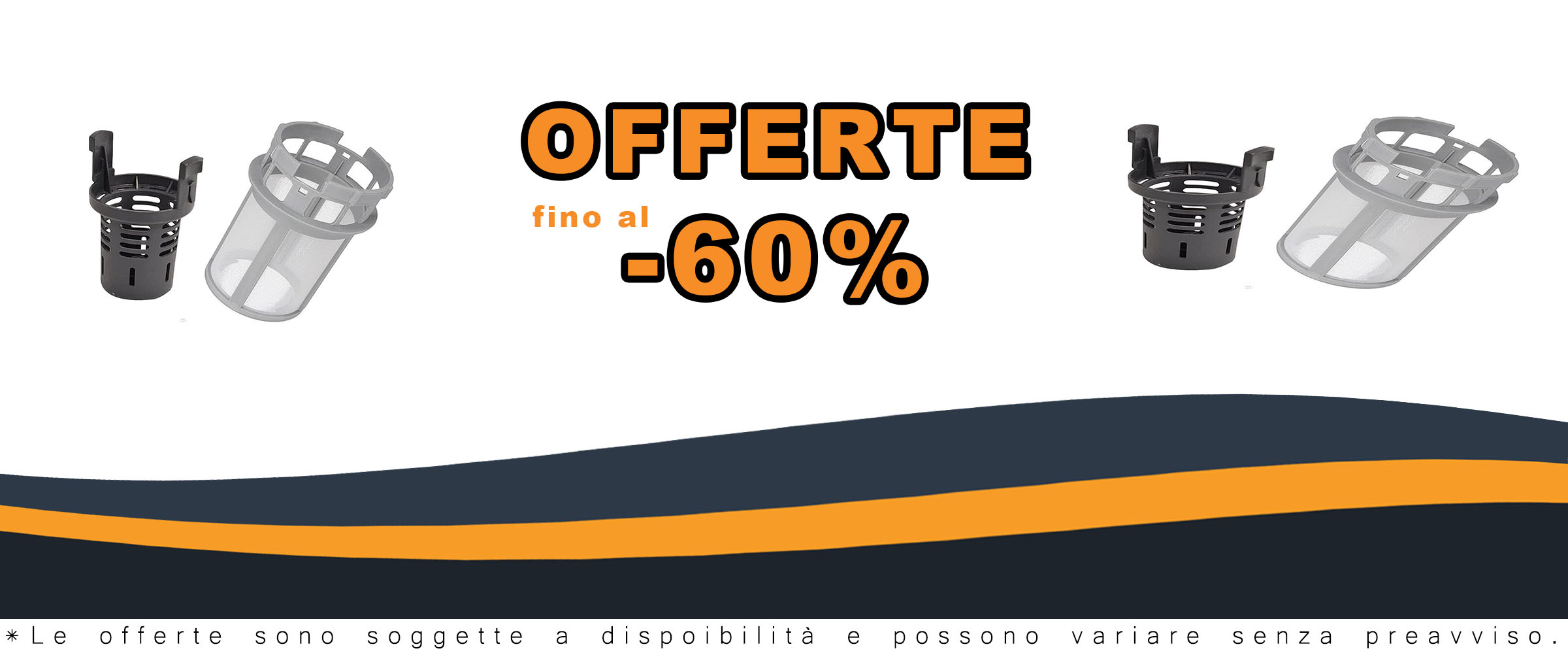 Immagine del Filtro Lavastoviglie completo C00256571 + C00256572 compatibile con HOTPOINT ARISTON INDESIT  