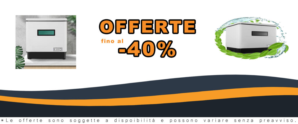 Mini lavastoviglie da tavolo da 1500W in acciaio inox 304, ideale per piccole cucine, che disinfetta a 70°C