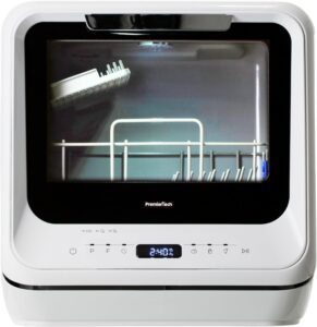 PremierTech Mini Lavastoviglie Portatile compatta e versatile, ideale per campeggi, barche e case vacanze