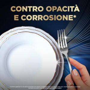 Finish Ultimate PLUS Infinity Shine Pastiglie Lavastoviglie al Limone, 105 Capsule, con scudo protettivo contro sporco e residui incrostati