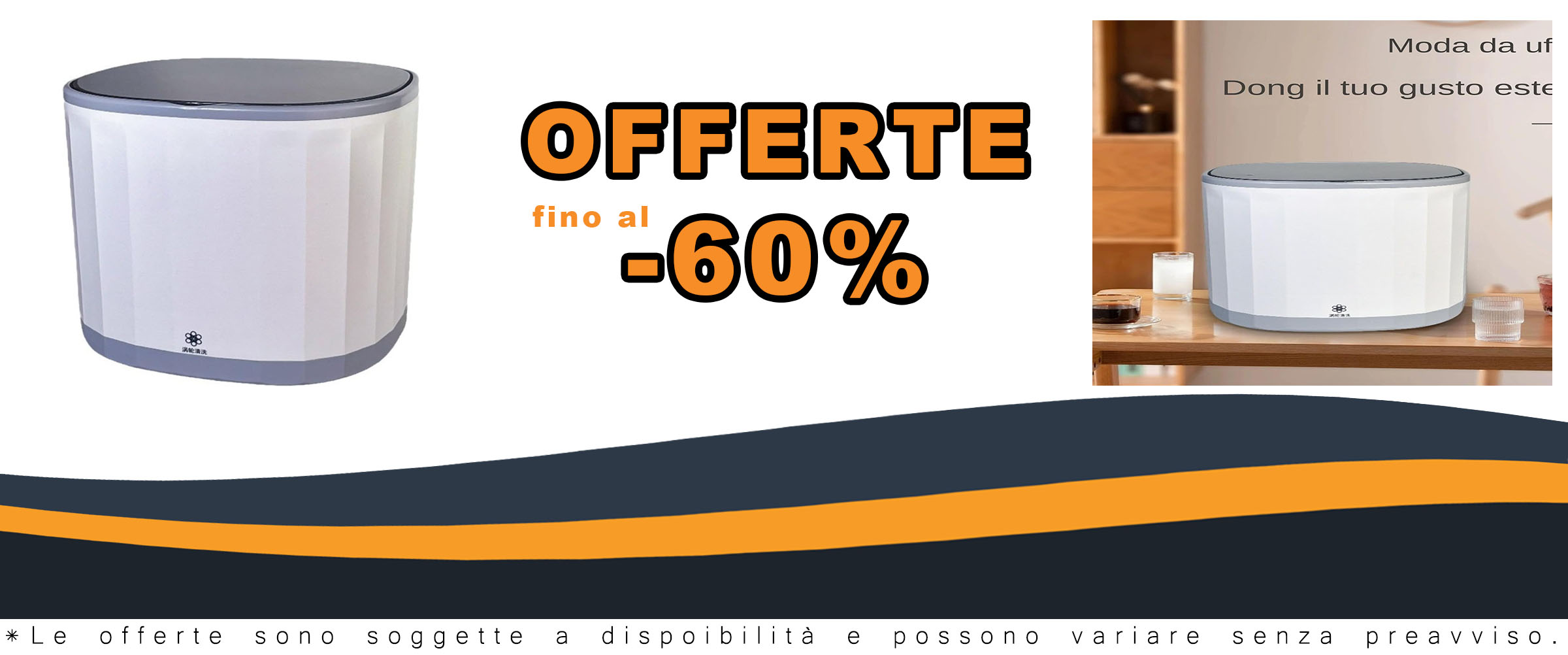 Mini lavastoviglie portatile con USB ricaricabile e porta tazza interna, ideale per la pulizia di piccoli artefatti domestici