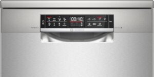Lavastoviglie Bosch SMS6ZDI48E Serie 6 con design inox e capacità di carico fino a 14 coperti