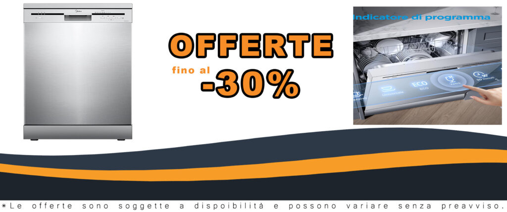 Lavastoviglie Midea MFD60S121X-IT in inox con 12 coperti, 6 programmi di lavaggio e funzione mezzo carico