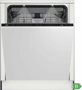 Lavastoviglie Beko BDIN38650C da 16 coperti con classe energetica B, perfetta per famiglie numerose e risparmio energetico.