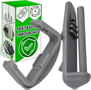 Kit di tappi di copertura per il binario di guida del rullo del cesto della lavastoviglie, compatibile con i modelli Beko, in evidenza con garanzia di 5 anni.