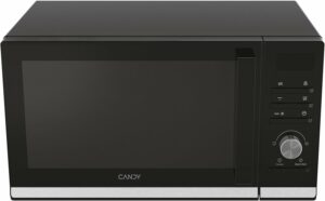 Forno a microonde Candy Moderna CMGA25TNDB con funzione grill, 900 W e capacità di 25 litri, ideale per cucinare rapidamente e in modo intelligente.
