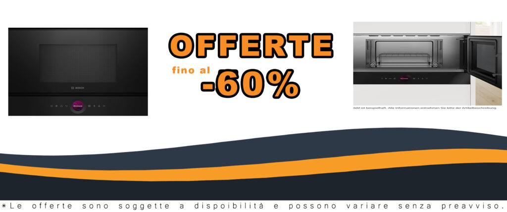 Bosch BER7321B1 forno a microonde da incasso, nero, display touch TFT, AutoPilot 10
